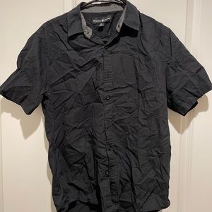 Mens button down casual short sleeve